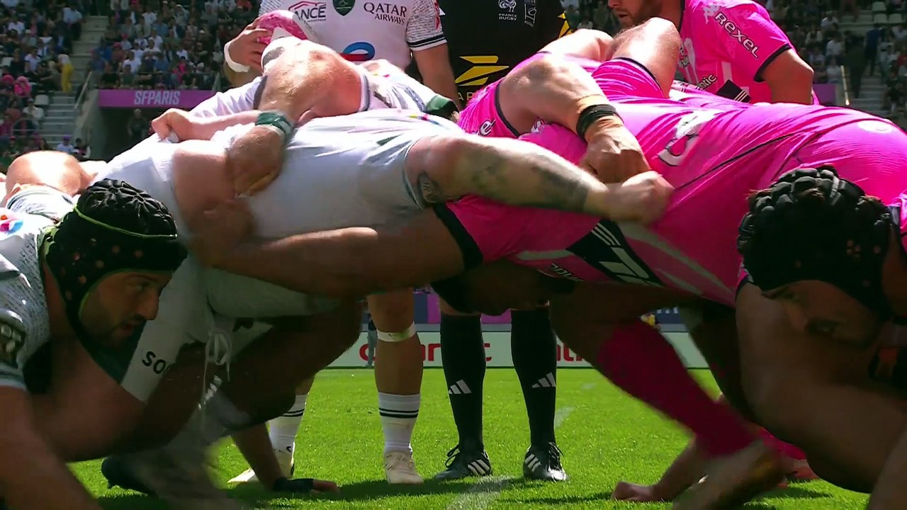 TOP 14 - Essai de Julian MONTOYA (SP) - Stade Français Paris - Section Paloise
