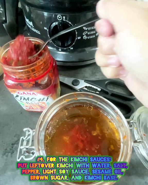 XantiMoi’s Kimchi Fried Rice (Ingredients below the descriptions)