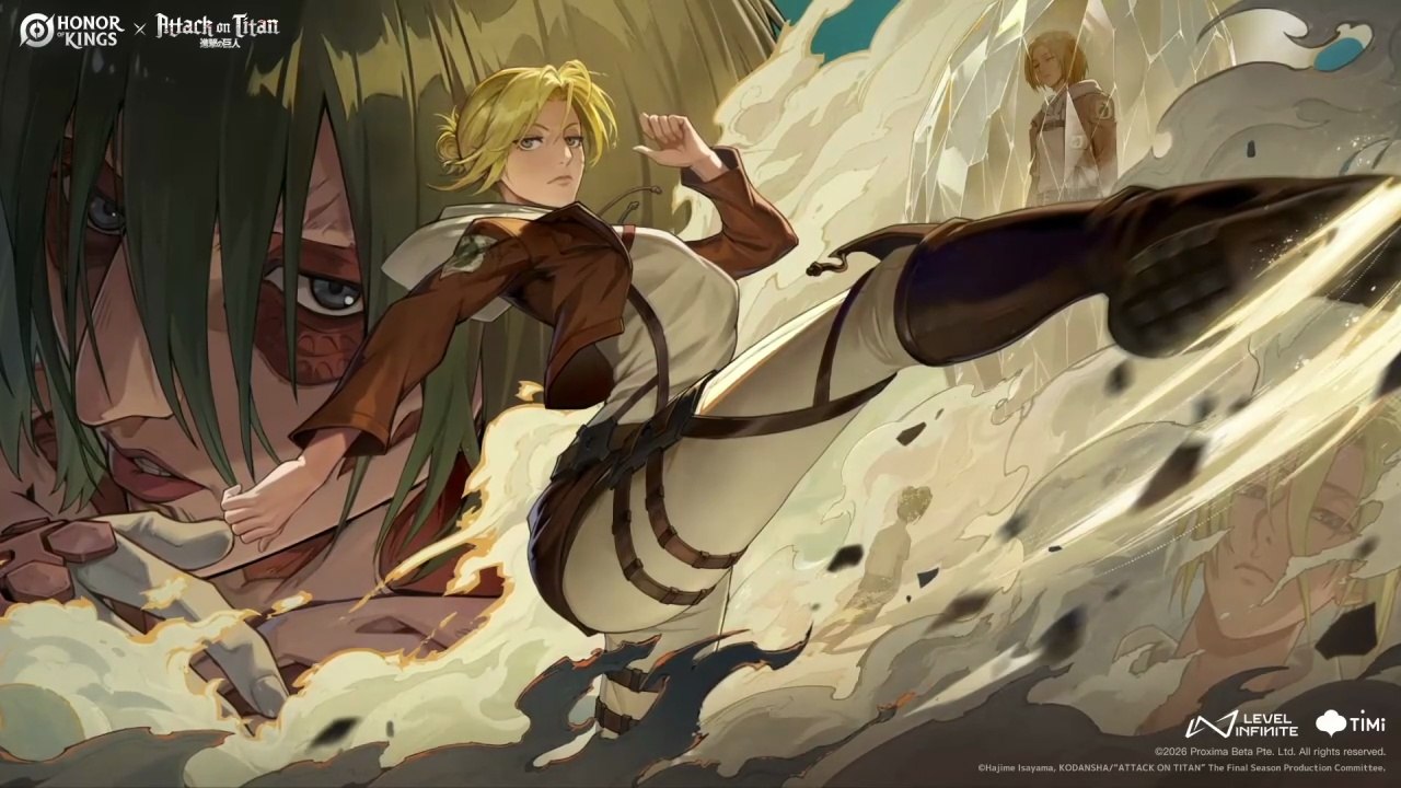 Skin Showcase: Annie Mayene - Honor of Kings × Attack on Titan Collaboration