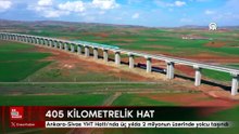 Ankara-Sivas YHT Hattı'nda üç yılda 2 milyonun üzerinde yolcu taşındı