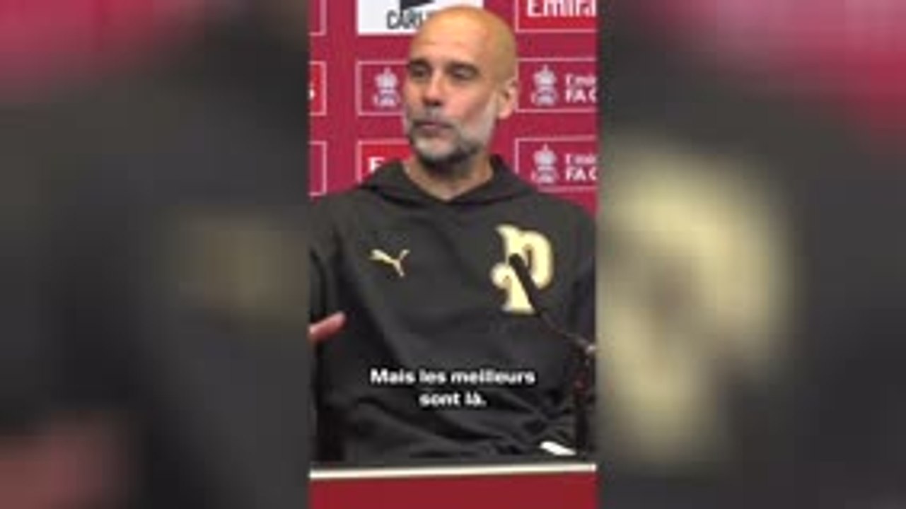 ''Comme les supporters'' - La pique d'un journaliste à Guardiola