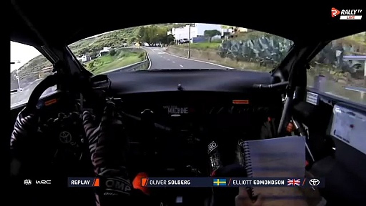 WRC 2026 Islas Canarias SS17 Solberg Crashes