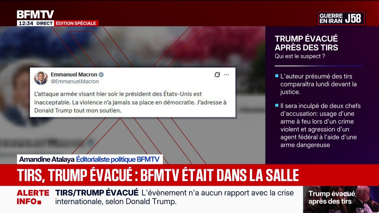 Tirs au gala de la presse avec Donald Trump: les réactions à l'international