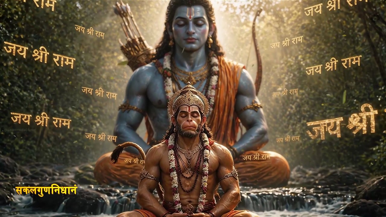 Hanuman Divine Power 🔥 Atulit Bal Dham | Sanskrit Shloka