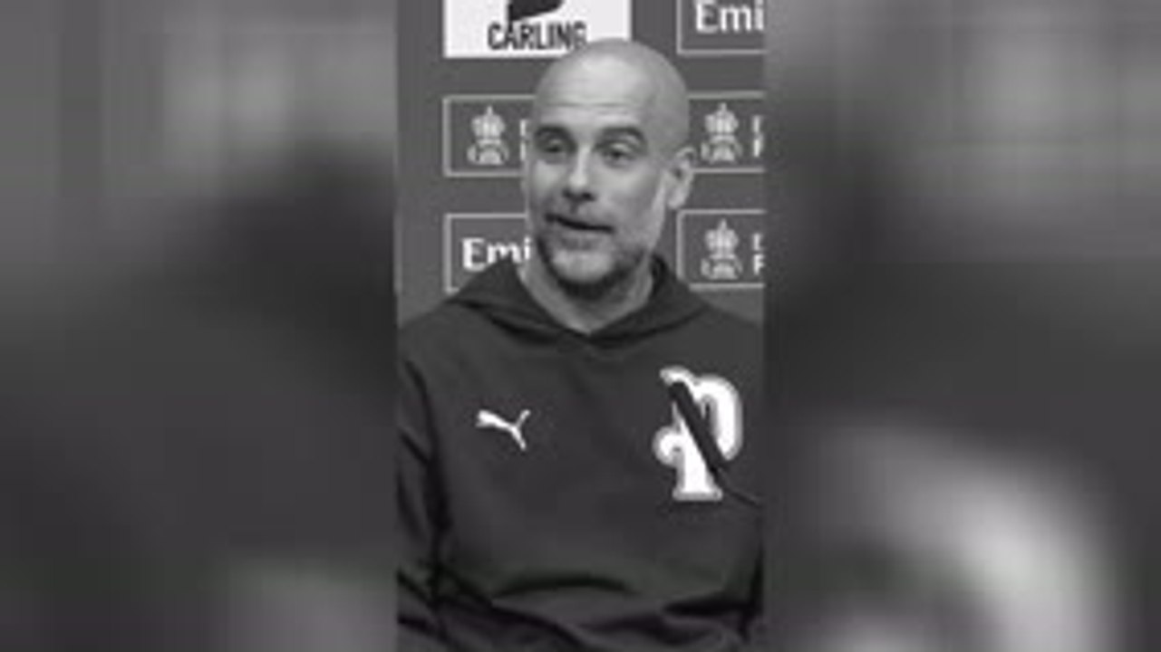 ''Comme les supporters'' - La pique d'un journaliste à Guardiola