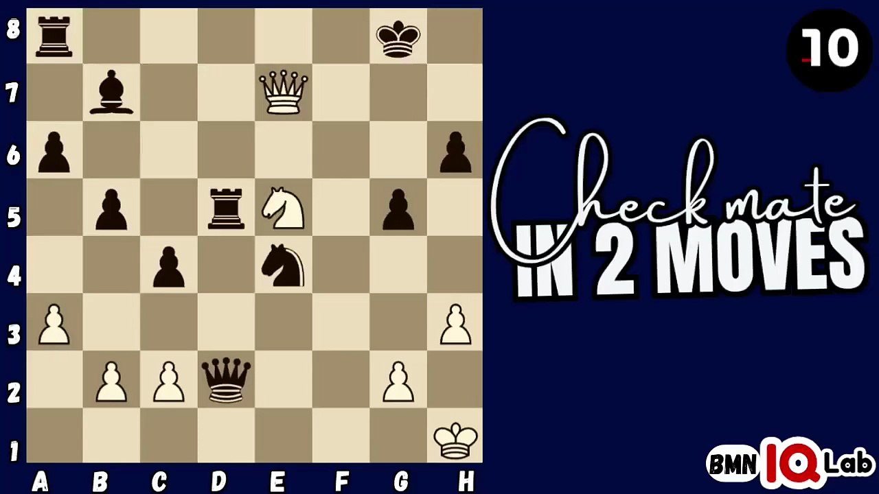 #Only1PercentCan 😎✌️ Can you checkmate in 2 moves? (Part 80) (White to play)♟️