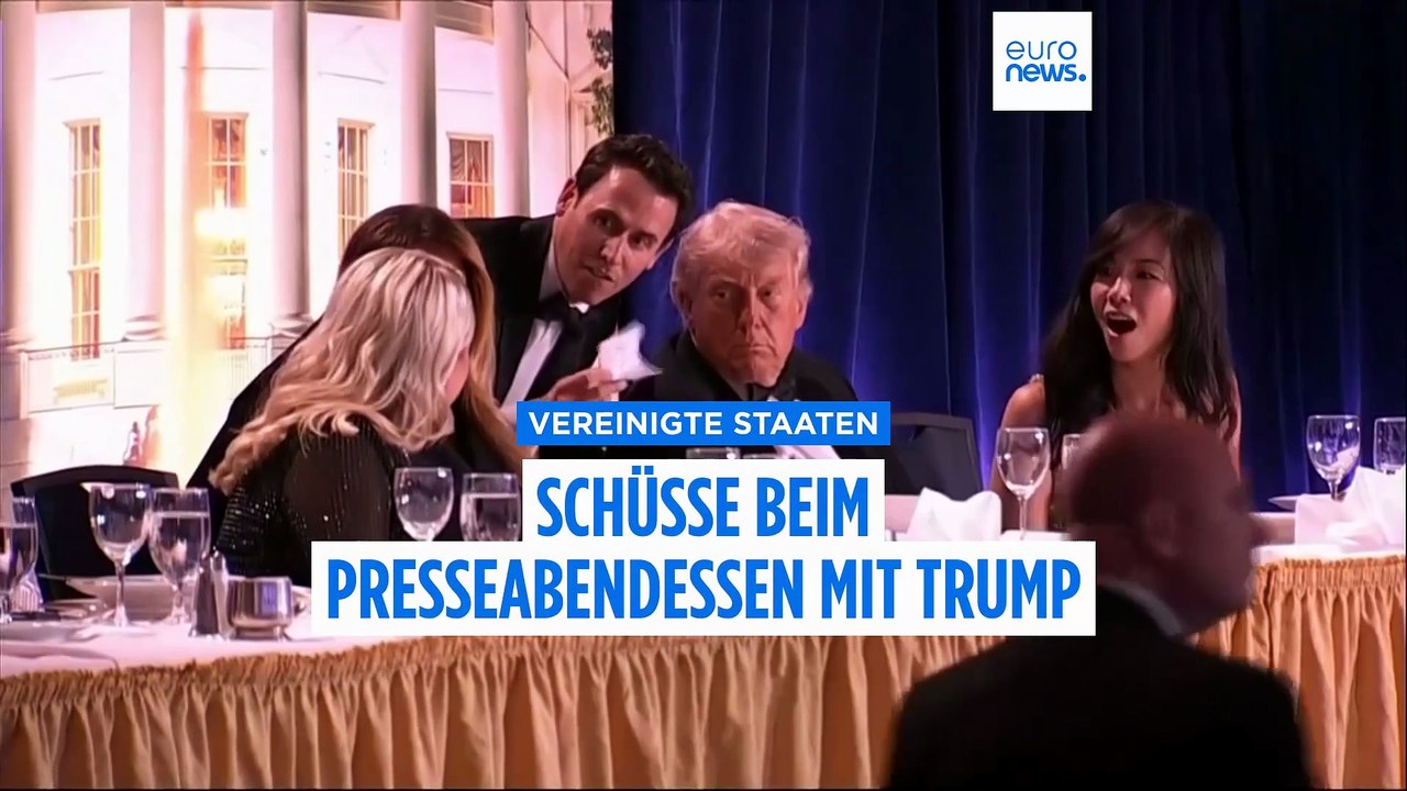 Schüsse beim Correspondents’ Dinner: Täter gefasst – Trump lobt Sicherheitskräfte