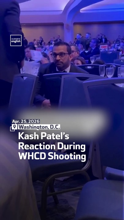 Kash Patel’s Reaction During WHCD Shooting