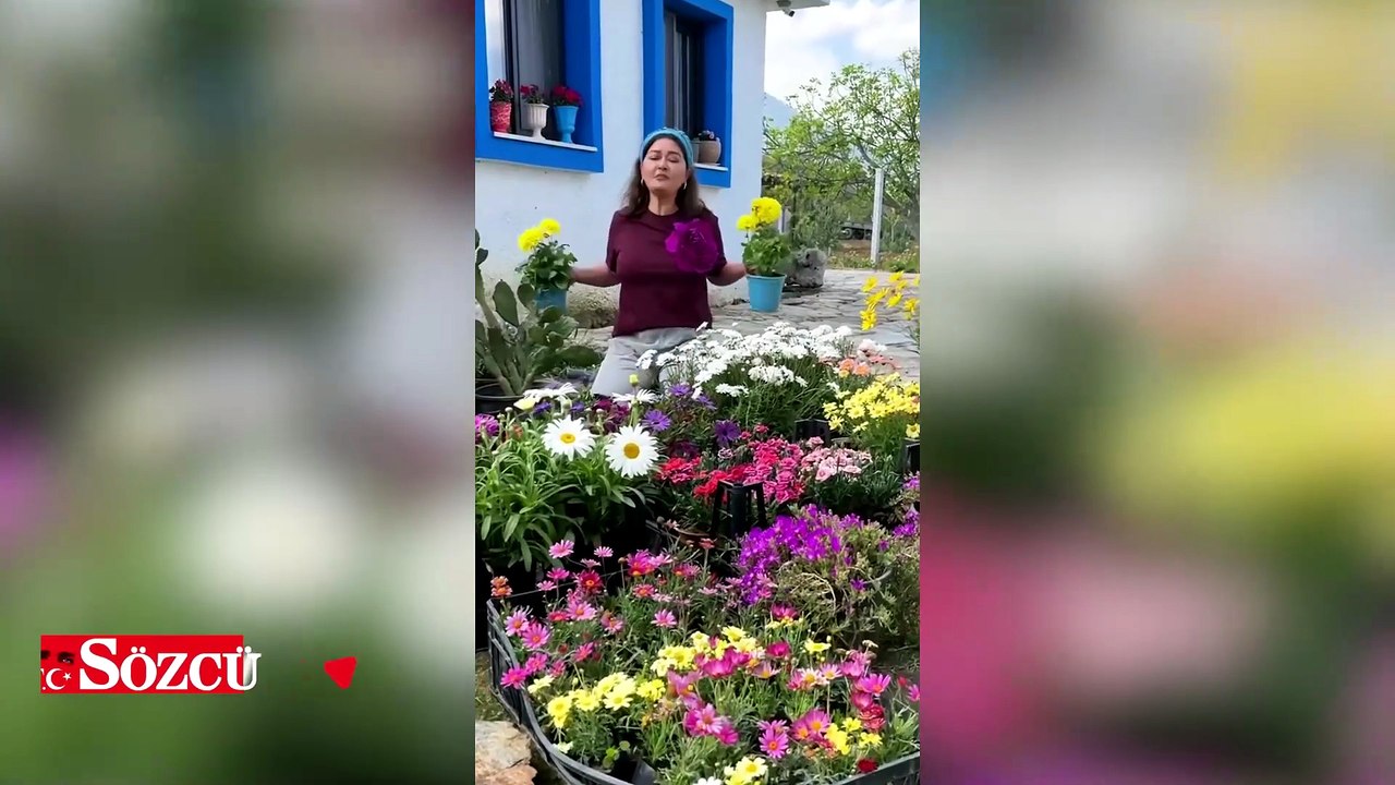 Şehri terk edip Ege’de köye yerleşen Nurgül Yeşilçay toprakla buluştu