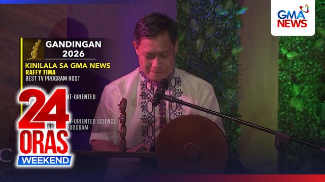 Ilang personalidad at programa ng GMA Network, kinilala sa 20th Gandingan Awards | 24 Oras Weekend