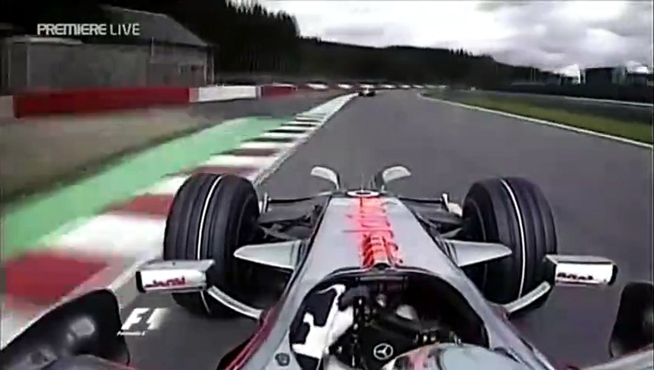 F1 – Heikki Kovalainen (McLaren Mercedes V8) Onboard – Belgium 2008
