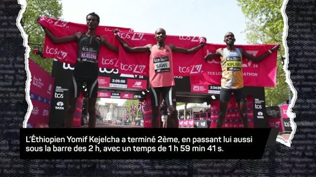 Marathon de Londres - Sawe bat le record du monde