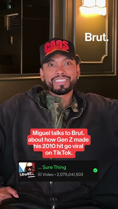 Miguel talks to Brut. about his 2010 hit "Sure Thing" going viral on TikTok.