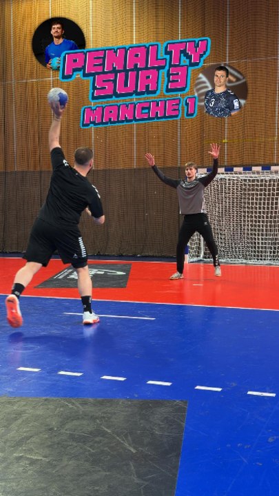 Penalty Challenge Manche 1 🤾🏻‍♂️🔥 ! Ft @victrmri & @mariolopez_3 #Handball #Hand #Challenge #Sports