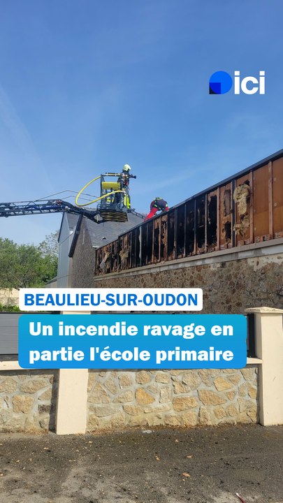 Un incendie ravage en partie l'école primaire de Beaulieu-sur-Oudon