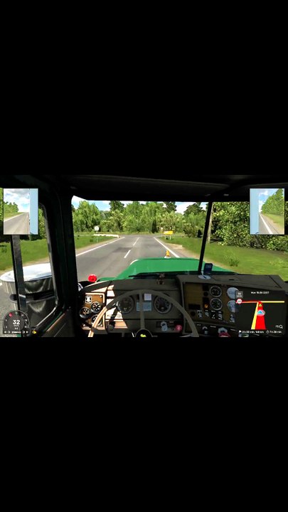 🌞Driving from  Osnabruck to Duisburg, Germany  in ets2. 🚚🚛#shorts