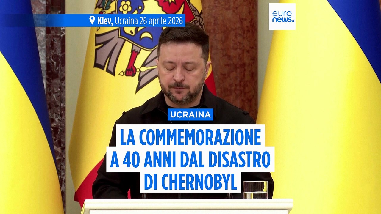 40 anni dal disastro di Chernobyl, Zelensky accusa la Russia di aver commesso "terrorismo nucleare"