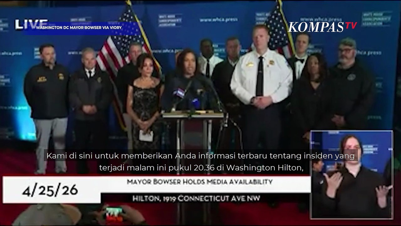 Wali Kota Washington Pastikan Pelaku Penembakan di Acara Trump Beraksi Sendiri