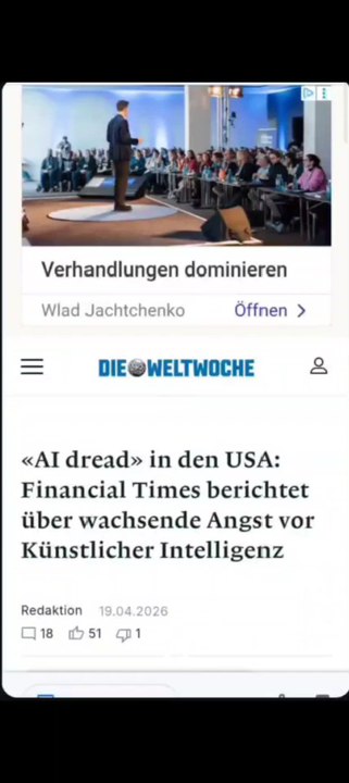 C1 Deutsch lernen: "AI Dread" & die KI-Kluft (Weltwoche Analyse für Telc C1 Hochschule)