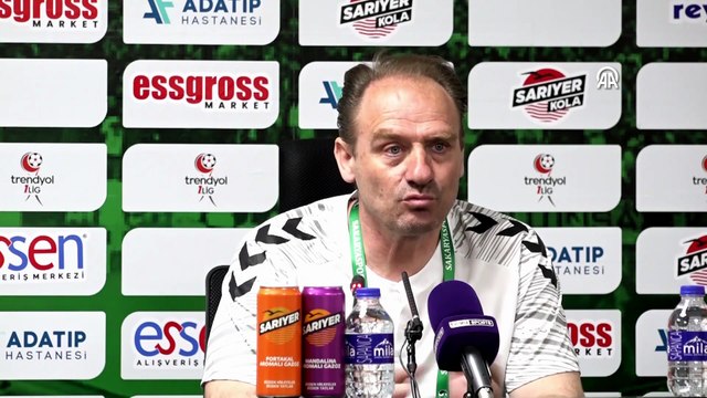 Sakaryaspor-Çorum FK maçının ardından | Ajansspor | AA