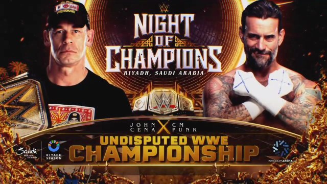 WWE Night of Champions 2025 - CM Punk vs John Cena (Undisputed WWE Championship)