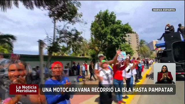 Ciudadanos de Nueva Esparta recorrieron las calles por una Venezuela de paz y sin sanciones