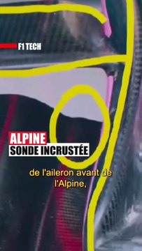 Les plaques d’extrémité de l’aileron avant d’Alpine | F1 Tech #F1 #Formule1 #Alpine