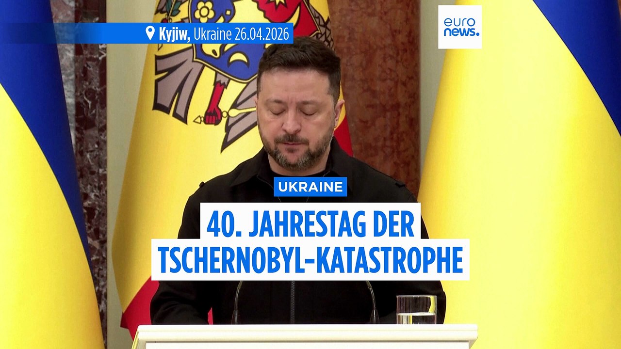 40. Jahrestag der Tschernobyl-Katastrophe: Selenskyj wirft Russland 'Nuklearterrorismus' vor