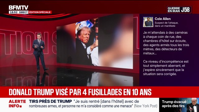 LES ÉCLAIREURS - Donald Trump visé par 4 fusillades en 10 ans