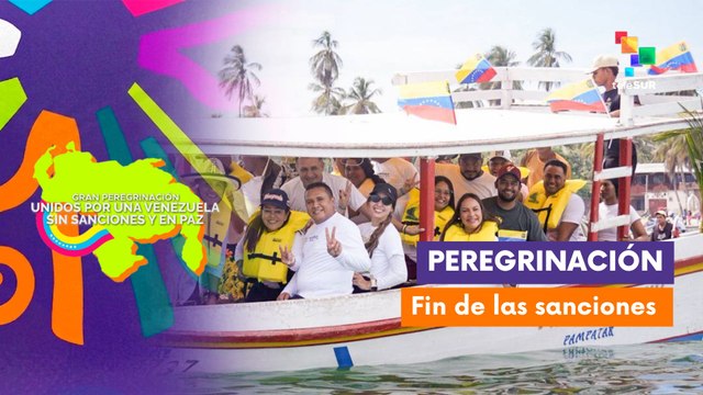 Peregrinación venezolana exige fin de sanciones de EE.UU.