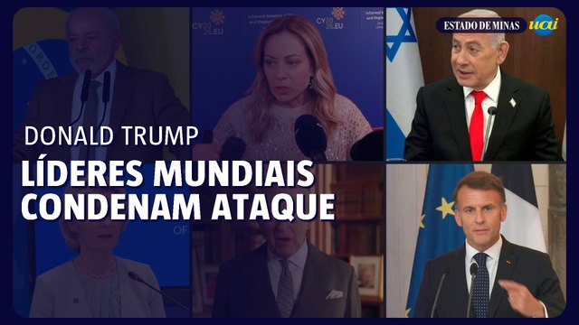 Líderes mundiais condenam ataque a tiros em evento com Trump