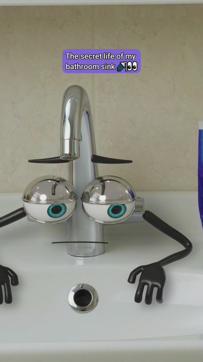 My sink has a wicked sense of humor! 🤢🧴 #morningfail