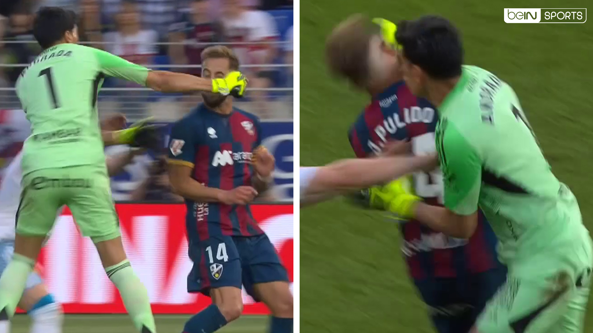 Le gardien disjoncte et frappe son adversaire : fin de match CHAOTIQUE en Liga 2 !