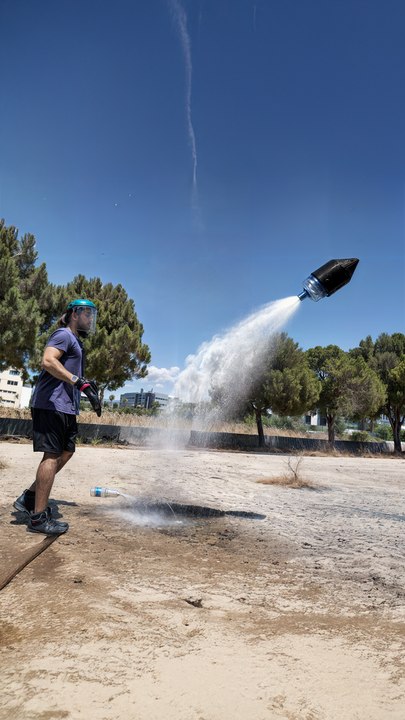 Exciting DIY Bottle Rocket Test Adventure!