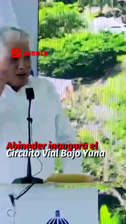 Abinader inaugura el Circuito Vial Bajo Yuna