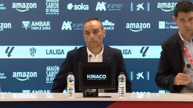 Rueda de prensa entrenador Huesca