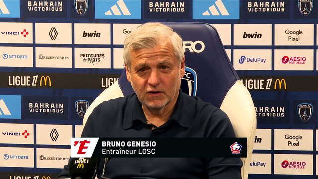 « C'était un match piège » : Bruno Genesio savoure la victoire précieuse du LOSC au Paris FC - Foot - Ligue 1 - Lille