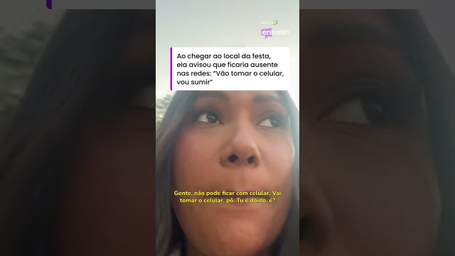 Chaiany se empolga com convite para aniversário de Ludmilla e revela regra do evento #shorts