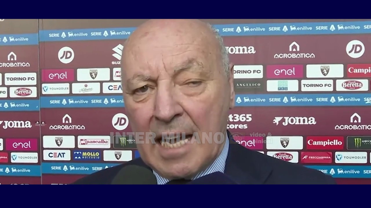 Beppe Marotta: stupiti da certi commenti, non abbiamo una lista di arbitri graditi e non graditi. La scorsa stagione Inter penalizzata.
