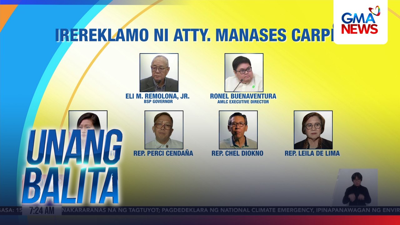 Panayam kay Atty. Peter Paul Danao, abogado ni Atty. Manases Carpio (April 27, 2026)  | Unang Balita