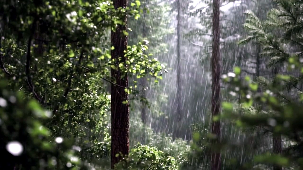 Pluie dans la Forêt – Ambiance Relaxante et Apaisante