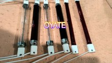 500mm 240v 500w jacket halogen infrared catering lamp halogen heat lamp