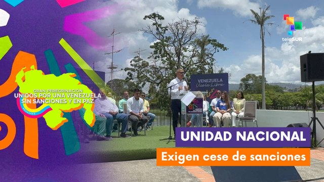 Venezuela inicia peregrinación nacional contra sanciones de EE. UU.