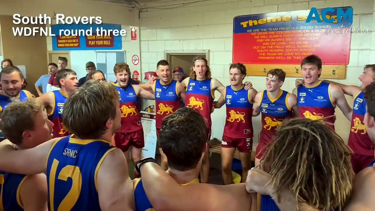 Football: South Rovers' song, round three, 2026