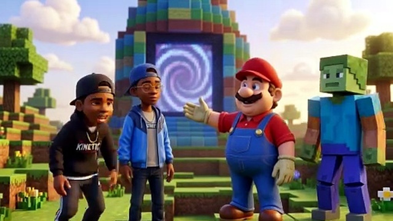 🔥 Jhoniel y Leo suben el nivel… ¿listos? 👀 #Minecraft #Mario #Viral