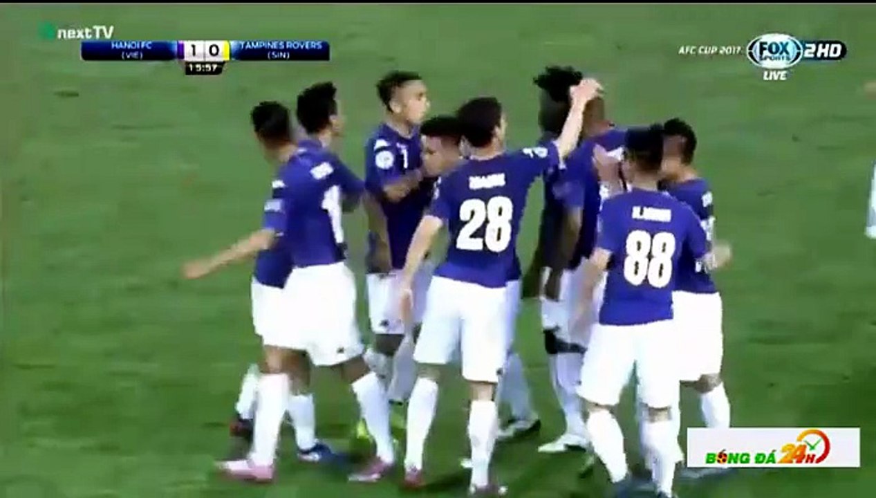 Hà Nội FC 4-0 Tampines Rovers - Goals and Highl...