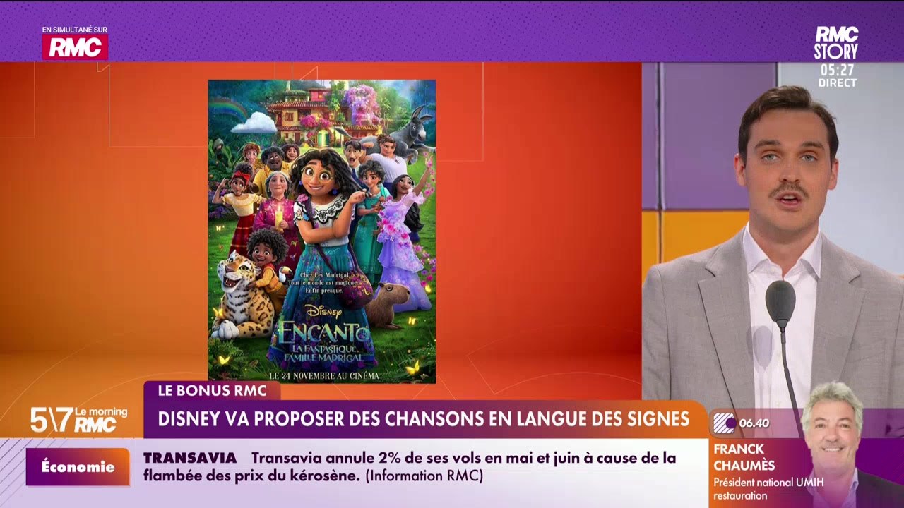 Le bonus RMC : Disney va proposer des chansons...