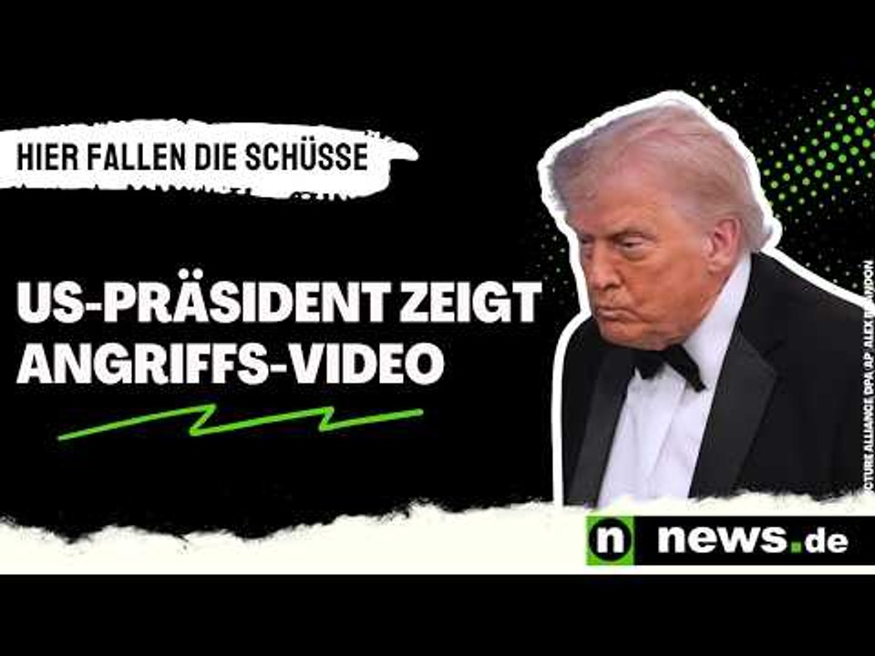 Donald Trump: Hier fallen die Schüsse beim Trump-Dinner - US-Präsident zeigt Angriffs-Video