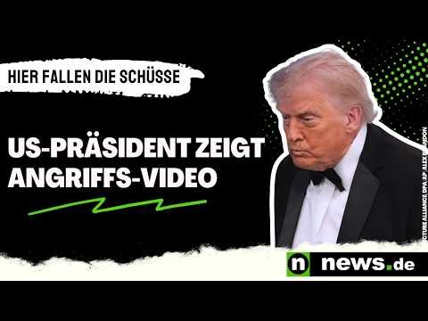 Donald Trump: Hier fallen die Schüsse beim Trump-Dinner - US-Präsident zeigt Angriffs-Video