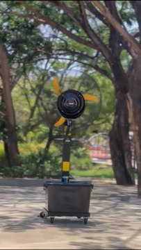 Mingletec high efficiency BLDC industrial mist fan #mingletec #highefficiency #BLDC #insustrial #mistfan #essential #hotsellingitem🔥 #aircooler #outdoor #fyp